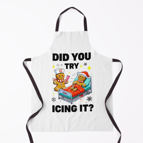 Item preview, Did you try icing it? Christmas - Funny Holiday Meme in Blue designed and sold by Earth Nature Creations.