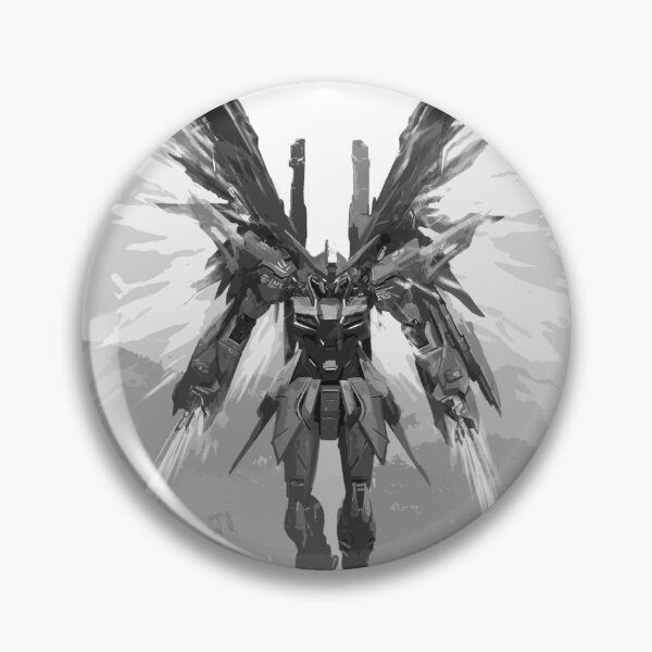Item preview, Destiny Gundam Full Burst Mode black white designed and sold by sabartgunpla.