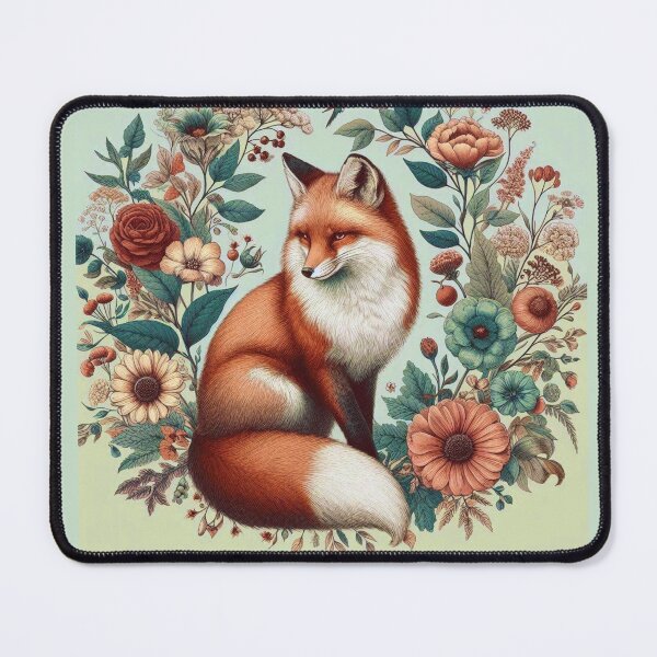 Item preview, Forest Fox Botanical Garden designed and sold by Myra365Art.