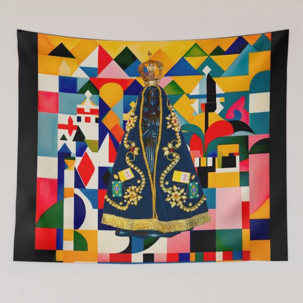 Item preview, Geometrical Our Lady from Brasil  Aparecida v1 designed and sold by Helios Be. Lavsh.