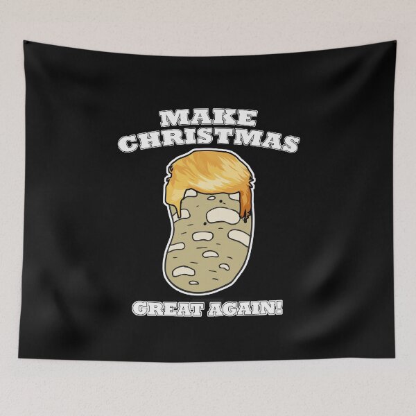 Item preview, Make Christmas Great Again Baked Potato Trump Hair Vance '24 Retro 2024 24 designed and sold by arcadetoystore.
