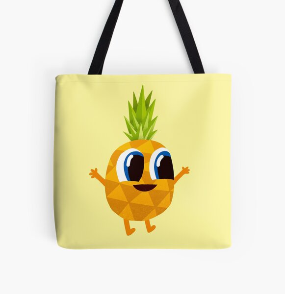Ananas Pineapple All Over Print Tote Bag