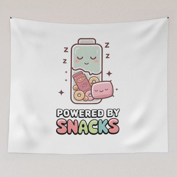 Item preview, Low Battery |Powered by Snacks and Naps designed and sold by Dazzle-Sizzle.