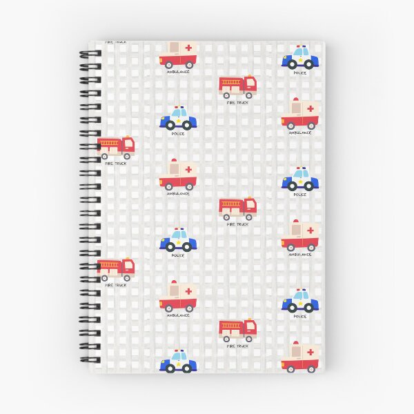 Item preview, Ambulance Fire Truck Police designed and sold by Renee Koutsis.