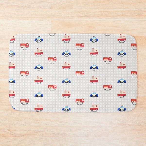 Item preview, Ambulance Fire Truck Police designed and sold by Renee Koutsis.