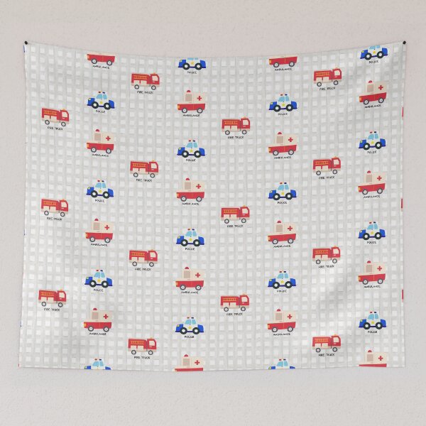 Item preview, Ambulance Fire Truck Police designed and sold by Renee Koutsis.