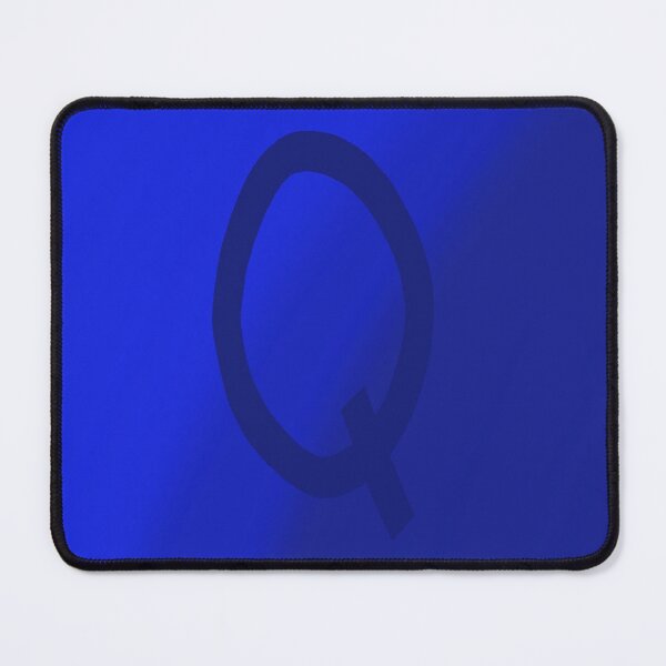 Item preview, Dark Blue Q with Gradient Background designed and sold by MusicQueen17.