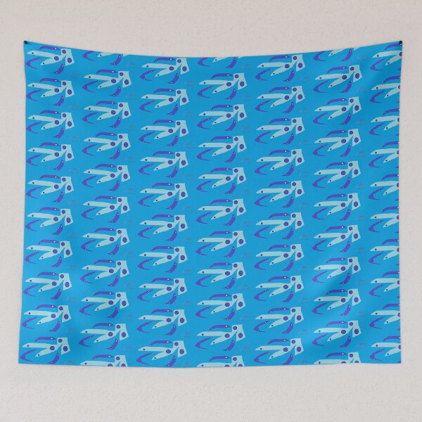 Item preview, Blue shapes designed and sold by Gery7.