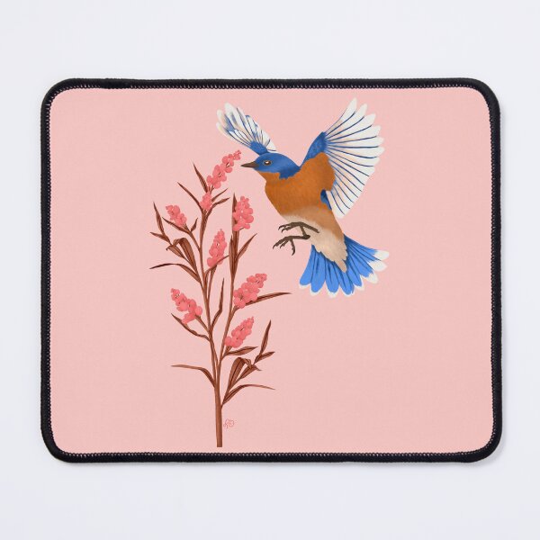 Item preview, Graceful Bluebird in Flight designed and sold by Lisa D Art Designs.