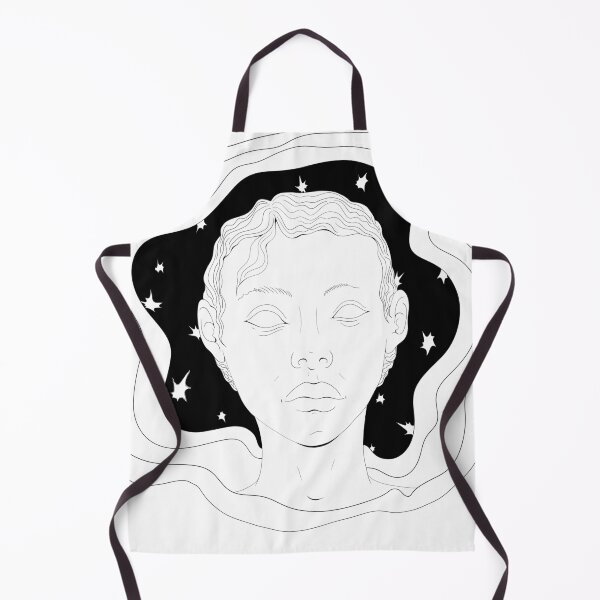Item preview, Galactic woman with stars background designed and sold by Elifndz.