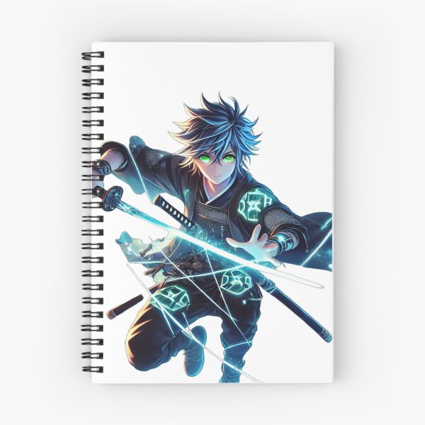 Item preview, Futuristic Samurai Warrior - Neon Blade Anime Art designed and sold by gadgetplays.