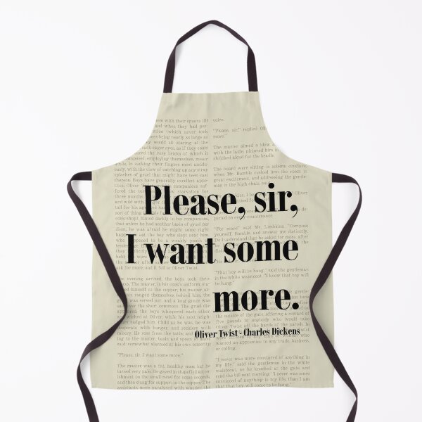 Item preview, Oliver Twist Please Sir Charles Dickens Quote Art designed and sold by kakarikihill.