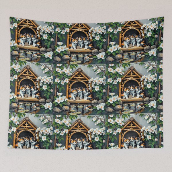 Item preview, Kitten in the Bamboo House designed and sold by Azrabi.