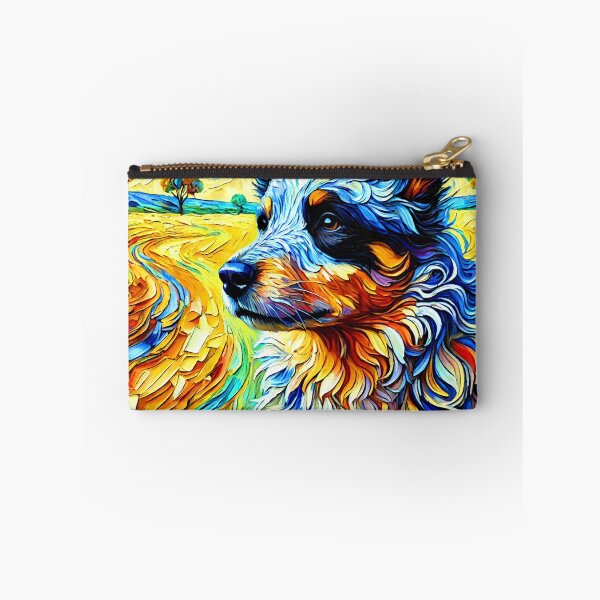 Item preview, Vibrant Australian Cattle Dog Portrait designed and sold by ChrisButler.