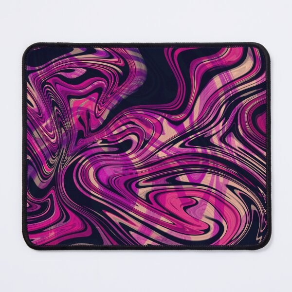 Item preview, Fuchsia Trips - Purple and Pink Marble Desk Mat designed and sold by myamcd.