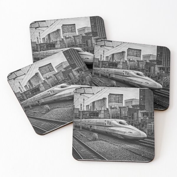 Item preview, El tren Shinkansen entra a la estación de Tokio designed and sold by Mark Higgins.