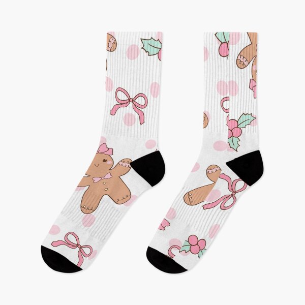 Item preview, pastel gingerbread christmas pattern designed and sold by miss madison creates.