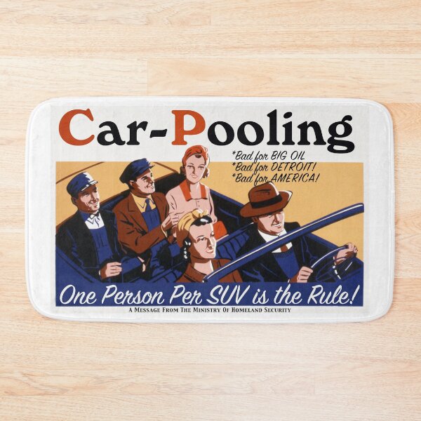 Item preview, Car-Pooling: It's UnAmerican! designed and sold by PropagandaDue.