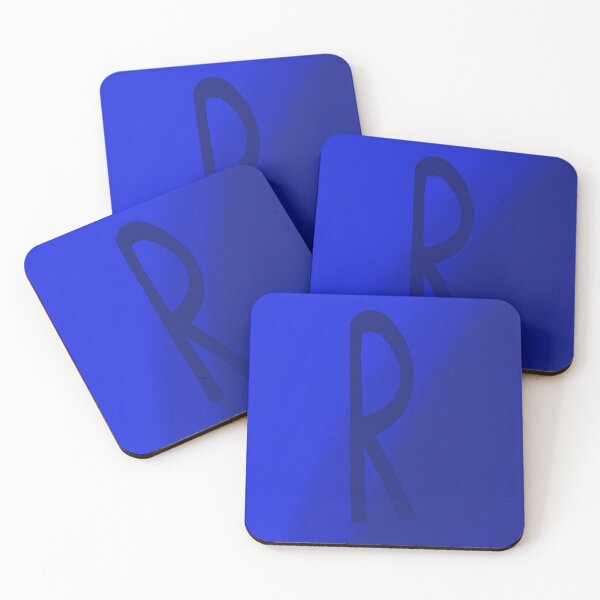 Item preview, Dark Blue R with Gradient Background designed and sold by MusicQueen17.