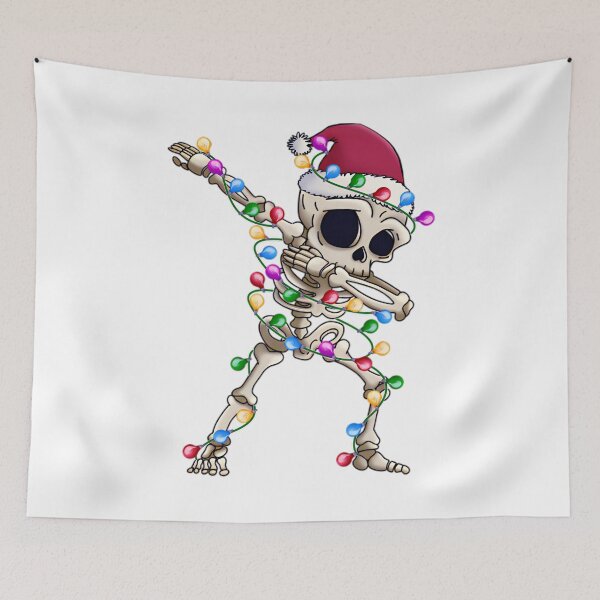 Item preview, Dabbing Skeleton Christmas designed and sold by SOCIAL-GEEK.