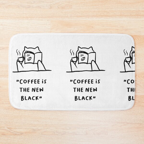 Artikelvorschau, Kaffee ist das neue Schwarz – Schickes Katzenkaffee-Design entworfen und verkauft von RM-Journey.