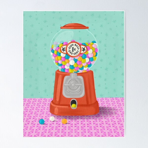 Item preview, Retro Bubblegum Bliss designed and sold by Lisa D Art Designs.