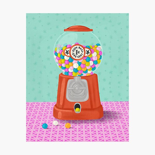 Item preview, Retro Bubblegum Bliss designed and sold by Lisa D Art Designs.