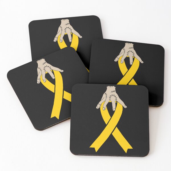 Item preview, Hand Awareness Ribbon (Yellow) designed and sold by CaitlynConnor.