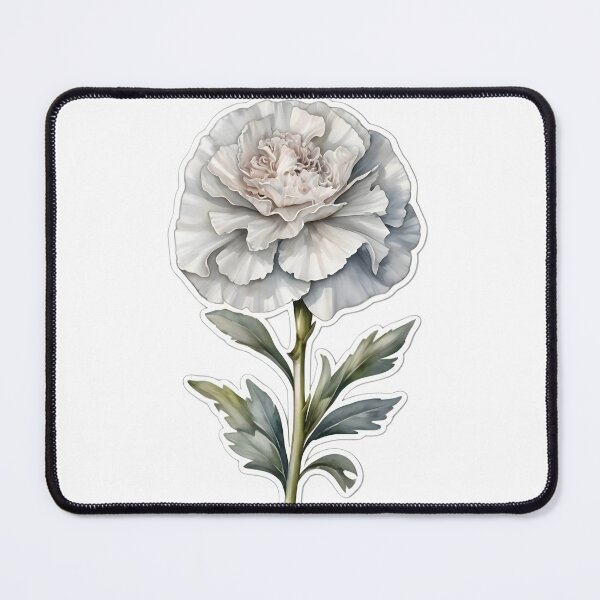 Item preview, Silver Carnation designed and sold by HOMETOWN86.