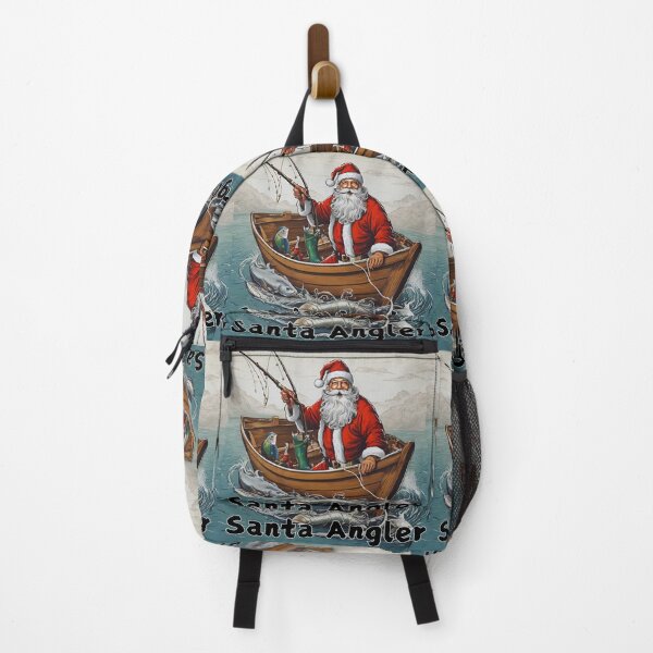 Item preview, Retro Santa Angler, Funny Gift for a Fishing Lover designed and sold by TheDarkStone.