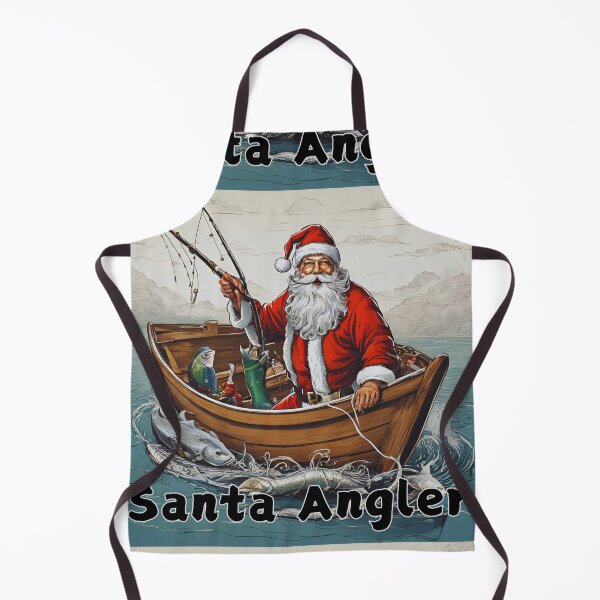 Item preview, Retro Santa Angler, Funny Gift for a Fishing Lover designed and sold by TheDarkStone.