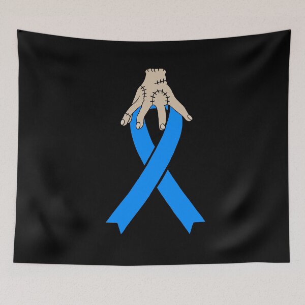 Item preview, Hand Awareness Ribbon (Blue) designed and sold by CaitlynConnor.