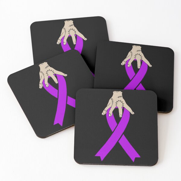 Aperçu de l'œuvre Ruban de sensibilisation aux mains (violet) créée et vendue par CaitlynConnor.