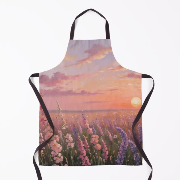 Item preview, Sunset flower field designed and sold by ArtbySheetal.