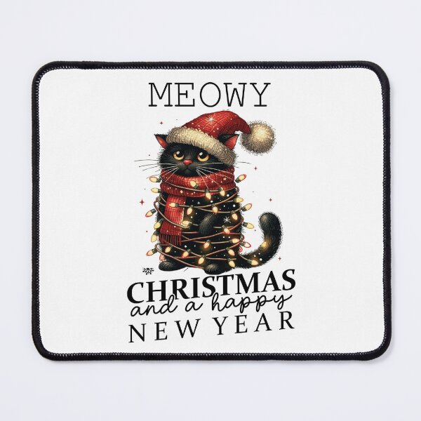 Item preview, Meowy Christmas and a Happy New Year designed and sold by CreativeEmpires.