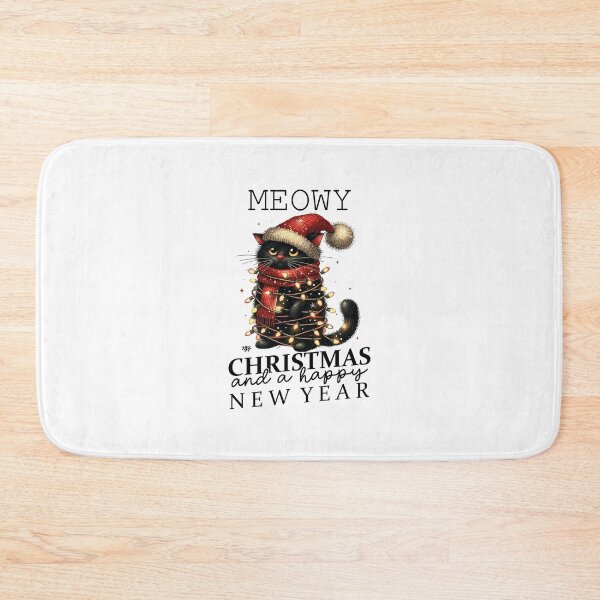 Item preview, Meowy Christmas and a Happy New Year designed and sold by CreativeEmpires.