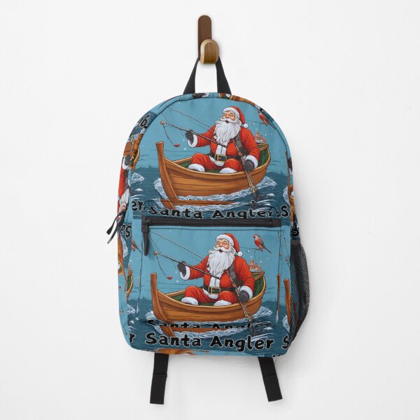 Item preview, Santa Angler, Funny Gift for a Fishing Lover designed and sold by TheDarkStone.