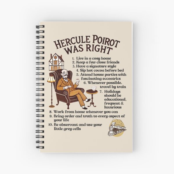 Item preview, Hercule Poirot was Right designed and sold by FunandWhimsy.