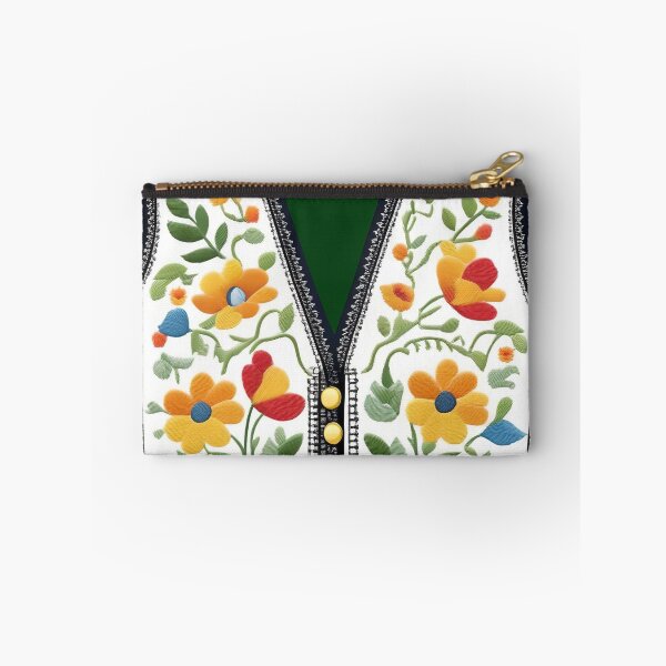 Item preview, Vest with flower embroidery designed and sold by Ciervo Primavera.