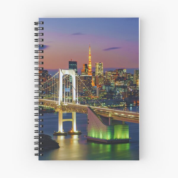 Item preview, Rainbow Bridge and Tokyo Tower at Night designed and sold by JAPANESE FAVORITES.