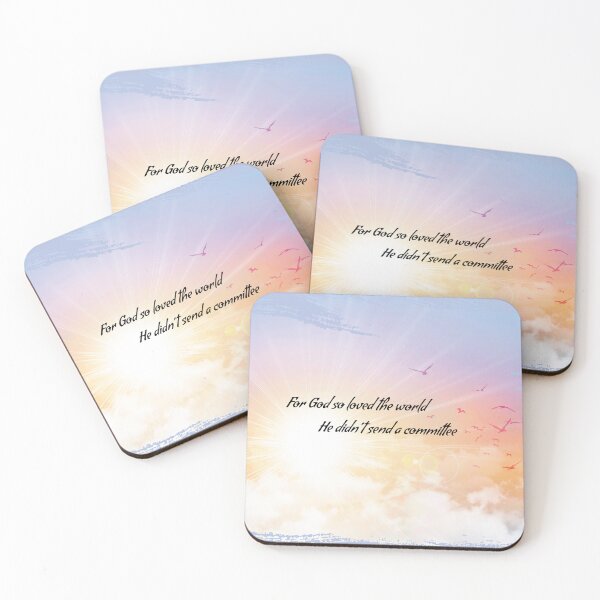 Item preview, For God So Loved the World He Didn't Send a Committee designed and sold by QICuriosities.