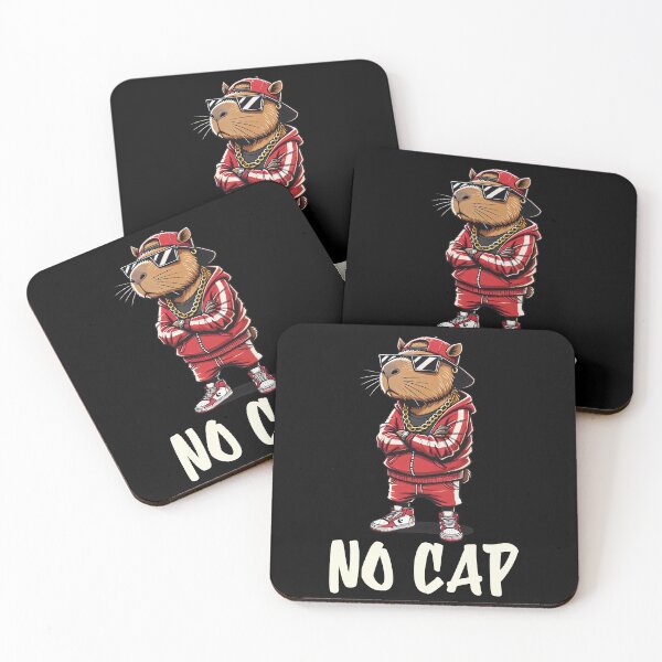 Item preview, No Cap Capybara - Streetwear Swag Animal designed and sold by Victor Shadehorn.