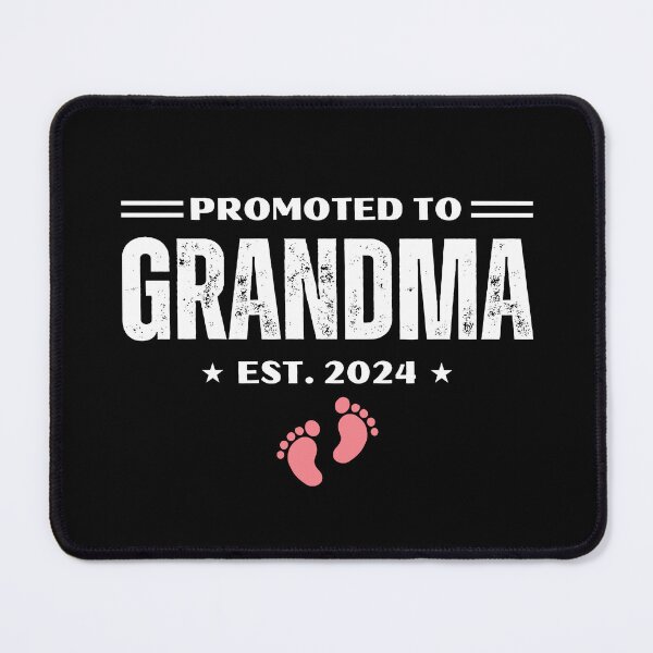 Item preview, Promoted to Grandma Funny New Grandmother Gift Baby Announcement designed and sold by MouDantArts.