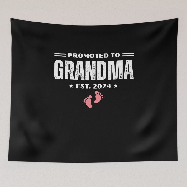 Item preview, Promoted to Grandma Funny New Grandmother Gift Baby Announcement  designed and sold by MouDantArts.