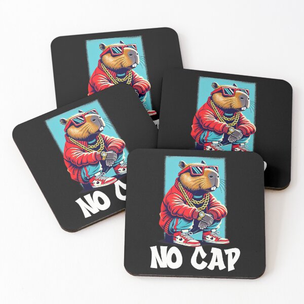 Item preview, No Cap Swag Capybara - Hip Hop Street Style Animal designed and sold by Victor Shadehorn.