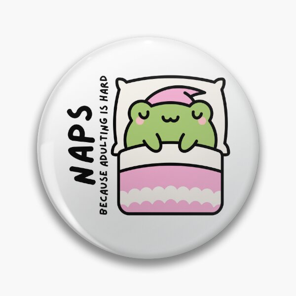 Item preview, Frog Napping - Naps Because Adulting is Hard designed and sold by Biddakate.
