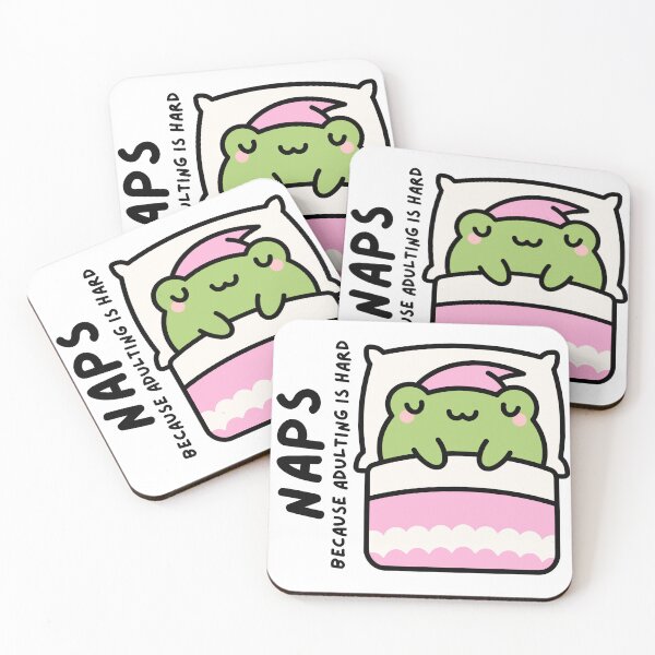 Item preview, Frog Napping - Naps Because Adulting is Hard designed and sold by Biddakate.