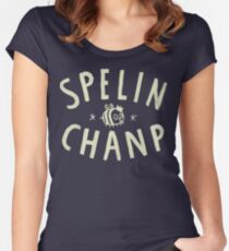 SPELIN CHANP Women's Fitted Scoop T-Shirt