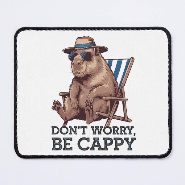 Item preview, Don't Worry, Be Cappy designed and sold by PhobosDesign.