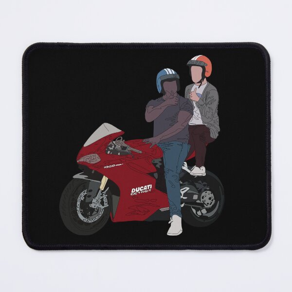 Artikelvorschau, Tim und Sam auf einer Detroit Ducati entworfen und verkauft von Noodlebadger.